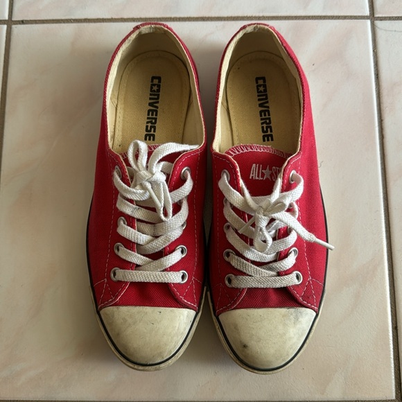 Converse Vibrant Red - Thin Soles - Picture 2 of 5